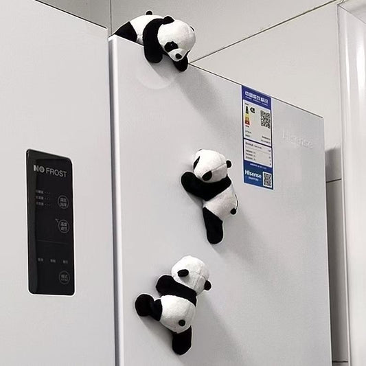 Magnetic Panda Plush Toy – Cute Forbidden City-Inspired “Fu Gui Zhu” Refrigerator Decor, Cultural Souvenir & Gift
