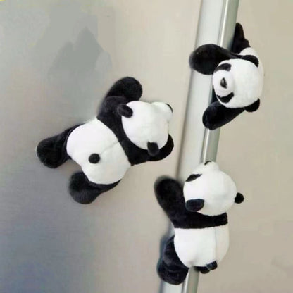 Magnetic Panda Plush Toy – Cute Forbidden City-Inspired “Fu Gui Zhu” Refrigerator Decor, Cultural Souvenir & Gift