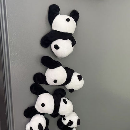 Magnetic Panda Plush Toy – Cute Forbidden City-Inspired “Fu Gui Zhu” Refrigerator Decor, Cultural Souvenir & Gift
