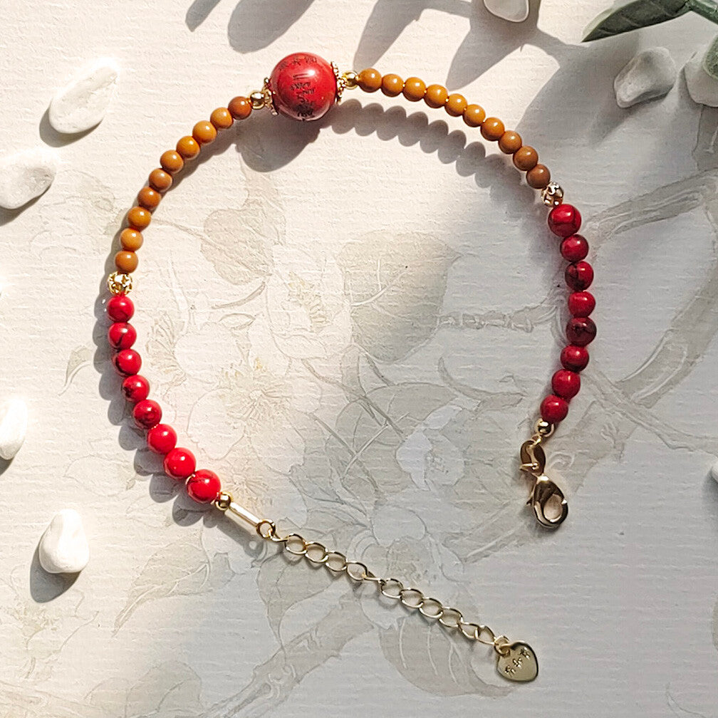 2026 New Mantra Bracelet 8 Colors - High Quality Titanium Alloy with Pre-Installed Magnetic Clasp, Adjustable