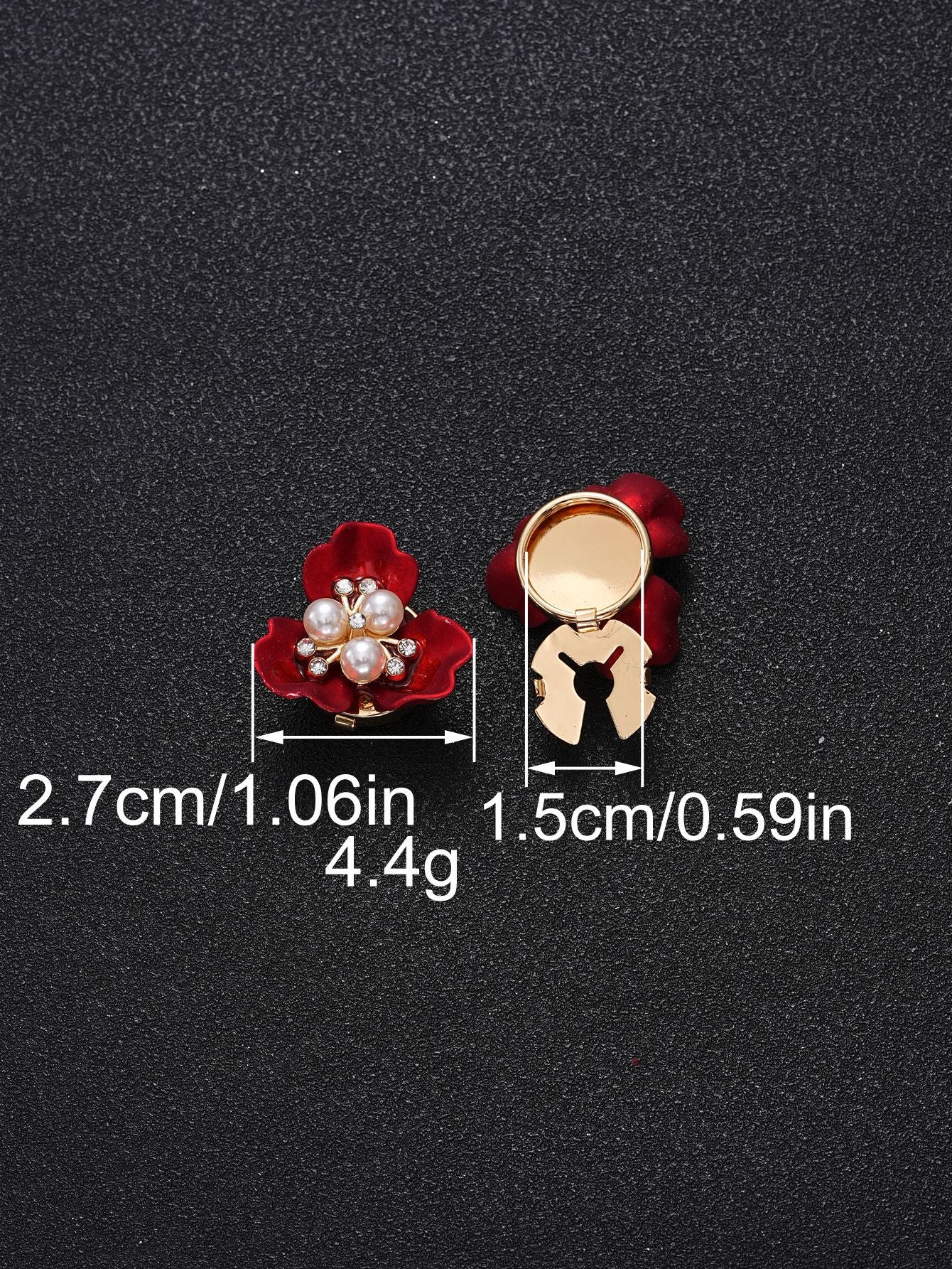 New Chinese Style 3 - Petal Flower Shirt Button Cover | Decorative Cufflink - Style Button for Evening Parties & Formal Events
