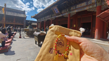 Lucky Enamel Beaded Bracelet | Temple - Inspired Cloisonné Jewelry
