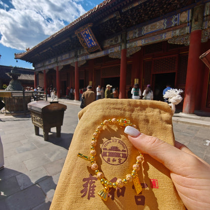 Lucky Enamel Beaded Bracelet | Temple - Inspired Cloisonné Jewelry