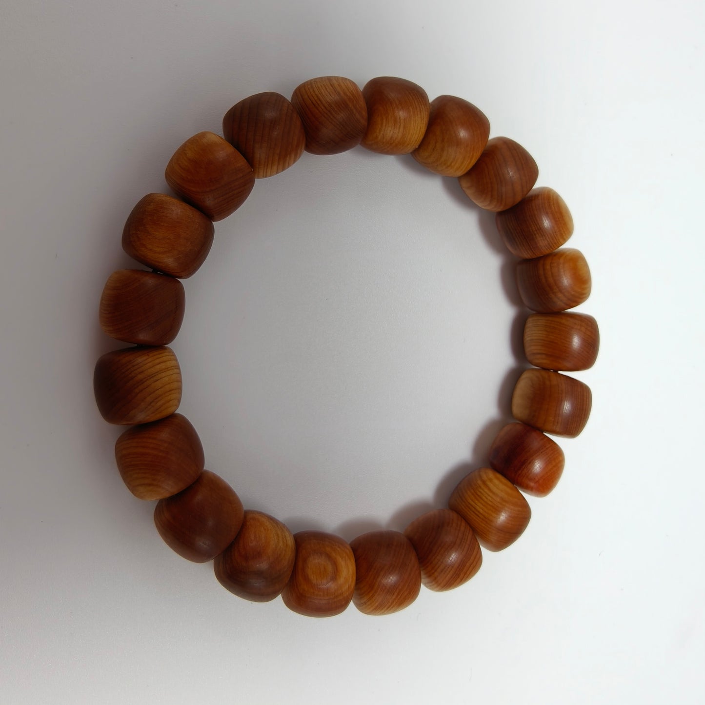 Natural Cypress Wood Bracelet (10.5mm) | Temple-Inspired Mindful Wear for Calm & Balance